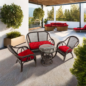 Venta caliente LURDOS para muebles de exterior elegante diseño clásico hecho a mano de madera de ratán juego de estar inspirado en Indonesia - Product Image 5