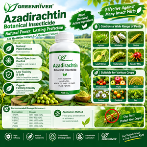 Azadiractina 40%TK / 0.3%EC / 0.5%EC / 1%ME / 2%WG <span class=keywords><strong>Insecticida</strong></span> y Acaricida Botánico en Polvo <span class=keywords><strong>para</strong></span> el Control de Plagas de Ácaros - Product Image 1