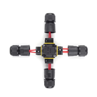 Connecteur étanche JIAF IP68 M20 4 voies 2/3 broches Connexion à vis Sans soudure 400A Nominal pour câble de 5-12 mm Boîte de jonction électrique
