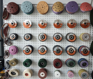 طحن السيراميك الصلب جلخ تلميع عجلة لطاحونة الصنفرة كربيد السيليكون أكسيد الألومنيوم زركونيا غير القابل للصدأ - Product Image 3