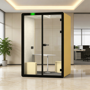Cabinas de Trabajo Acústicas Insonorizadas para 2 Personas, Cabina de Reuniones Portátil en Venta - Product Image 2