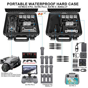 Free sample <b>Eva</b> CASE FACTORY Shockproof Carrying Zipper Case With Plastic Handle <b>EVA</b> Bags & Cases For Drone and RC lanyard - Product Image 2