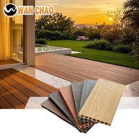 Planches de terrasse en composite bois-plastique (WPC) anti-UV et imperméables pour jardin et patio, vente en gros directe usine