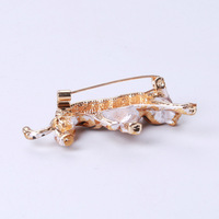 Bijoux personnalisés, accessoires de vêtements en émail animal, broche tigre pour homme
