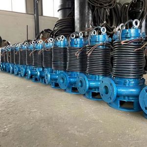 Pompe submersible électrique à eau d'égout d'acier inoxydable de fonte avec la pompe de Motir d'eaux d'égout de coupeur - Product Image 1