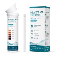 Tiras Reactivas para Pruebas de Calidad del Agua, Detección Rápida, Tiras Reactivas para Ácido Peracético, 0-2000 mg/L, Tiras Reactivas para PAA, OEM