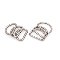 Boucle en D en acier inoxydable de 12 mm pour sangle de sac à main, accessoires de quincaillerie pour sacs, vente en gros