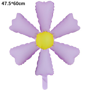Nouveaux Ballons Blancs Petites Marguerites, Accessoires <span class=keywords><strong>Photo</strong></span>, Décorations d'Anniversaire Style Ins, Ballons Souriants Tournesol pour la Journée des Enfants - Product Image 5