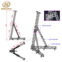 Sistema de Iluminación con Soporte de Torre para Altavoces Line Array de Aluminio de Fácil Instalación