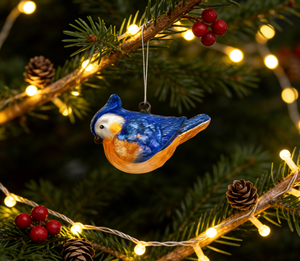 เครื่องประดับตกแต่งต้นคริสต์มาสรูปนกแก้วทำมือแบบวินเทจ เป็นมิตรกับสิ่งแวดล้อม ขายส่ง พร้อมบริการเพ้นท์ลายตามสั่ง บรรจุภัณฑ์สีตามสั่ง ได้รับมาตรฐาน BSCI - Product Image 6