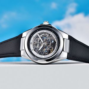 Montre mécanique pour homme Benyar, squelette, automatique, boîtier en alliage, boucle en acier inoxydable, étanche 50 m - Product Image 3