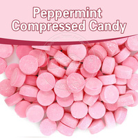 Permen Tablet Dextrose Terkompresi Multi-Warna Kustom Bentuk Kartun Rasa Buah & Mint 1kg Dikemas dalam Kotak Hari Valentine