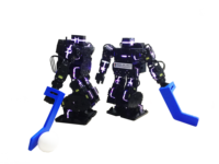 Kit de Robot Humanoide Bipedal LINE-CORE M, Kit de Robot de Programación IA para Educación STEM en Escuelas Secundarias, 18 Servomotores, LED Multicolor