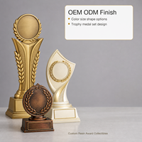Trophée personnalisé en résine, médaille, figurine, récompense, objet de collection, statue souvenir artisanale OEM pour événements d'entreprise, cadeaux sportifs