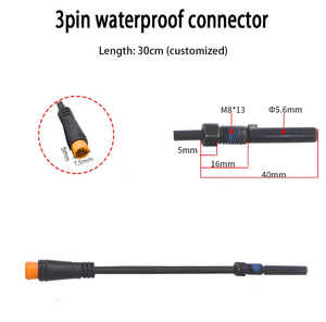 19226 2/3 Pin Plug Power Système de câble de <span class=keywords><strong>frein</strong></span> de vélo électrique avec capteur de <span class=keywords><strong>frein</strong></span> magnétique Cut Power Scooter électrique Pièces de vélo - Product Image 4