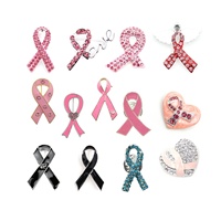 Broches ruban personnalisées pour infirmières, sensibilisation au cancer du sein
