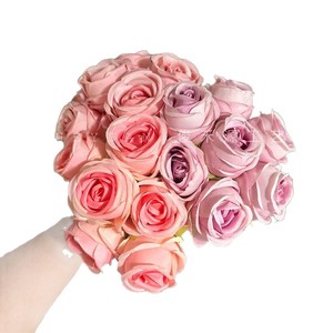 Bouquet de roses artificielles Junheyuan, branche unique, décoration de mariage et de maison, ornement floral artistique - Product Image 5