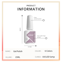 Fulljting — coffret de vernis à ongles professionnel, Kit de manucure personnalisé, gel Semi-Permanent, uv led, OEM, 15ml