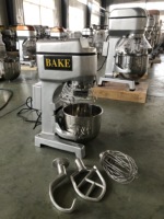 Mélangeur spiral 30L pour boulangerie commerciale, nouveau, faible bruit, en acier inoxydable, pour pâte à farine et eau