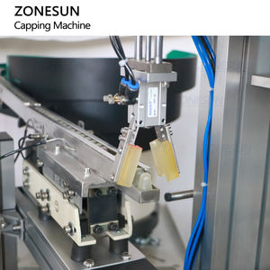 ZONESUN, aplicador automático superior giratorio, miel, Chile, Ketchup, salsas, boquilla de plástico, botella, máquina taponadora - Product Image 6