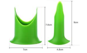 アルマダ 2-in-1 ステンレス鋼刃 手動式 持続可能なABS素材 野菜の芯・種分離器 省力化 グリーンペッパー・チリ用 - Product Image 2
