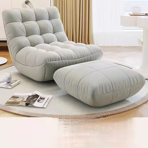 Balcony Lounge Chair Modern Lazy Sofa Chair Leisure Sofa Caterpillar Sofa <b>Bean</b> <b>Bag</b> Chair for Living Room Tatami - Product Image 5