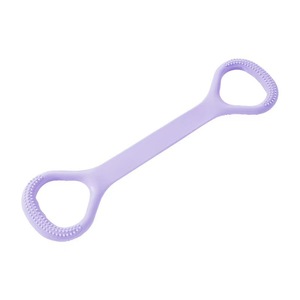 Bande de résistance en forme de 8, bande élastique de yoga violette pour l'entraînement des épaules et du dos, outil d'exercice de danse - Product Image 1