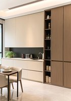Cuisine complète sur mesure de style européen, armoires de cuisine modernes intégrées avec plan de travail personnalisé