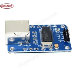 #1024 nc28j60 25MHz pha lê AVR 51 LPC STM32 3.3V LAN Ethernet mạng bảng mô-đun điện tử hàng đầu