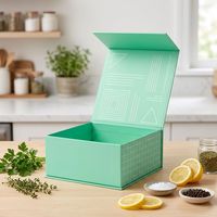 Boîte d'emballage personnalisée en carton rigide écologique et recyclable avec fermeture magnétique, finition mate et doublure en éponge pour chaussures