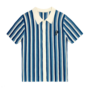 2024 nuova moda maglieria Custom Logo Oem & Odm Open <span class=keywords><strong>Polo</strong></span> scollo a V maniche corte maglia maglia maglia maglia <span class=keywords><strong>Polo</strong></span> T Shirt <span class=keywords><strong>Pullover</strong></span> - Product Image 4