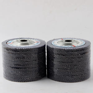 Disque de polissage en tissu abrasif plat pour meuleuse d'angle à 100 degrés, 72 pages, avec revêtement en fer calciné, pour ponçage à lamelles - Product Image 1