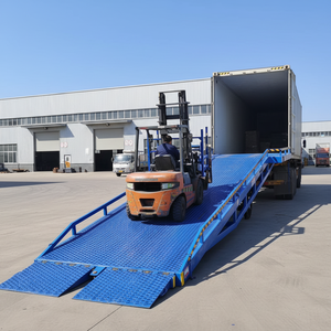 12 toneladas de carga logística <span class=keywords><strong>plataforma</strong></span> de carga y descarga puente de embarque hidráulico móvil <span class=keywords><strong>plataforma</strong></span> de descarga móvil - Product Image 1