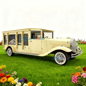 Classic Electric Limousines Beautiful Funeral Hearse Car Luxury Electric Funeral Hearse Vehicle Vintage Hearse - Product Image 2