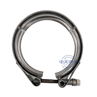 Morsetto per Tubo di Scarico YONGYONG 126mm Veefit 06674314125, Morsetto V-Band DPF 4IL017 per Camion Pesanti MAN