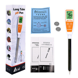 Sonde pH-mètre longue portée AZ8694 avec compensation automatique de température (ATC), étanche, pour surveillance alcaline et acide, affichage LCD - Product Image 2