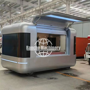 Remorque de camion de nourriture multifonctionnelle pour hot-dogs et glaces en plein air avec construction en acier inoxydable pour la restauration mobile personnalisée - Product Image 1