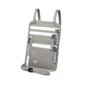 Bolsa de Cuello para Viaje con Bloqueo RFID, Porta Pasaportes Oculto, Cartera Ligera y Delgada para Hombres y Mujeres, Organizador de Documentos de Viaje - Product Image 2