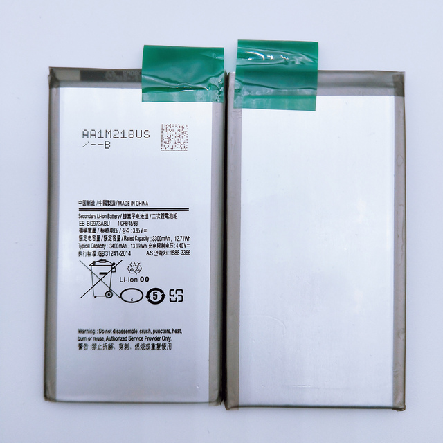 EB-BG973ABE Replacement Battery for Samsung Galaxy S10 G973 G9730 G973F G973U 3400mAh Li-ion Mobile Phone Battery Rechargeable