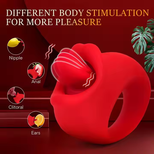 Hete Verkoop Mond Tong Likken Vibrator G Spot Clitoris Stimulator 10 Frequentie Trillingen En Tong Likken Seksspeeltjes Voor Vrouw - Product Image 3