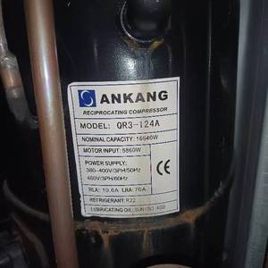 Compresseur à piston Ankang QR62 8500W R22 réfrigérant pour usage industriel - Product Image 2