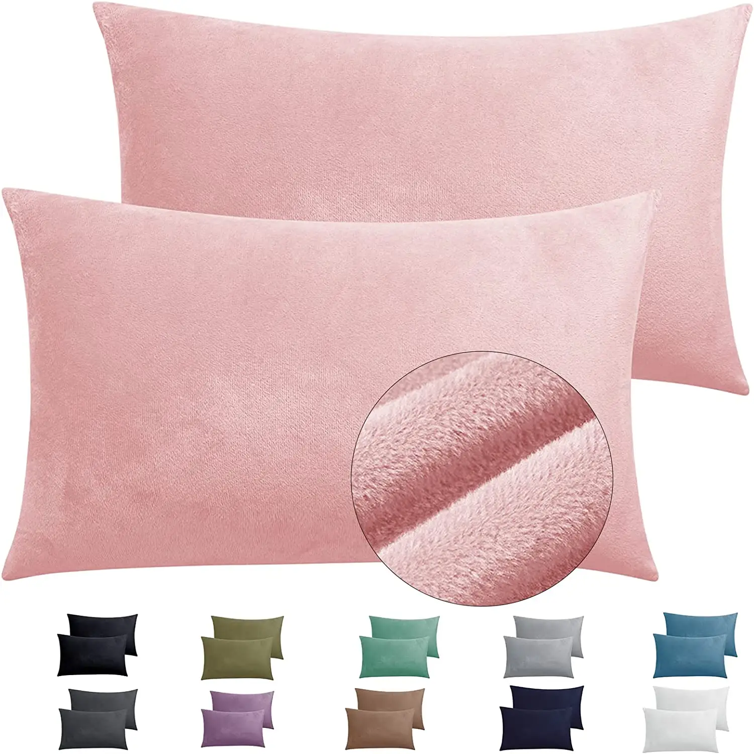 Soft Luxury Home Decoration Throw Pillow Case Velvet Pillow Cover for Couch Sofa/Bed Cushion Covers