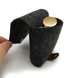 Girls Polyester Mini <b>Square</b> Storage Pouch Fashion Open Style Lipstick Bag Portable Felt Design - Product Image 6