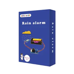 DIY Rain Alarm Kit Kit Ilmu Pendidikan Mainan Elektronik Kit untuk Anak-anak