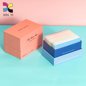 صندوق إلهام يومي ممتع مع تعبئة بطاقات تأكيد ذاتي إيجابية مع طباعة مخصصة لأوراق اللعب - Product Image 1