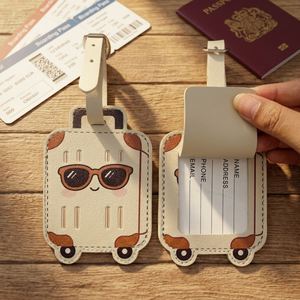 Cute <b>Tags</b> Travel Luggage Baggage Identification Labels <b>Id</b> <b>Tag</b> - Product Image 1