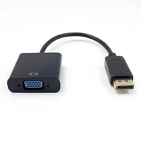 Konverter Mini DP VGA HDMI 4K 60Hz Adaptor Male HD Female Mini DP HDTV Mini DP VGA Display Speaker