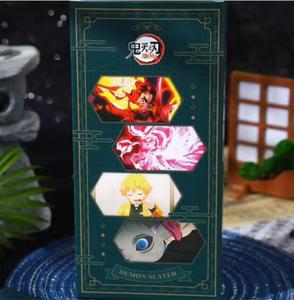 Vente en gros Anime Treein <span class=keywords><strong>Art</strong></span> Demons Slayered: Kimetsus <span class=keywords><strong>No</strong></span> Yaibaed Boîte mystère de cartes photo et Boîte mystère de billets holographiques à collectionner - Product Image 3