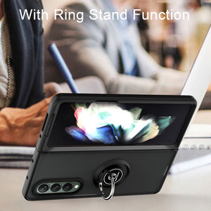 Funda magnética con soporte para anillo de dedo para Samsung Z, funda protectora para Samsung Z Fold 3, 4 pliegues, todo incluido, para <span class=keywords><strong>Galaxy</strong></span> Z <span class=keywords><strong>Fold2</strong></span> - Product Image 3