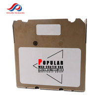 Carton en papier enduit de cire léger de qualité supérieure, personnalisé, OEM, 57*28*24cm, boîte en papier de qualité alimentaire pour le transport de fruits et légumes